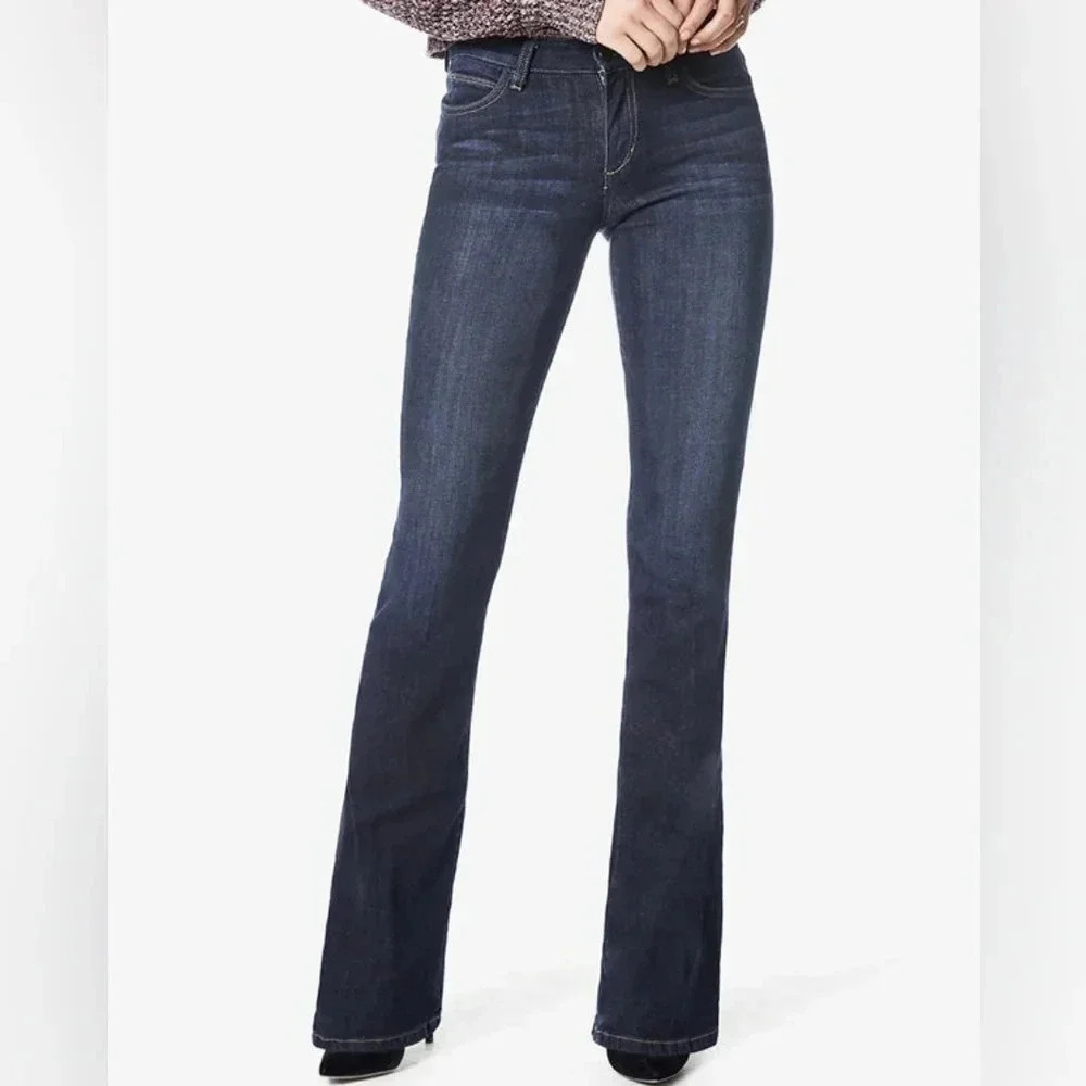 Joe's Jeans Anthropologie Honey Fit Low Rise Dark Denim Hale Wash Bootcut Sz 26.